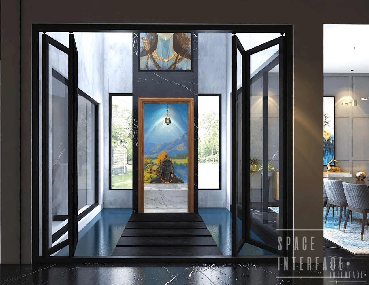 Courtyard Design, Bisht Residence